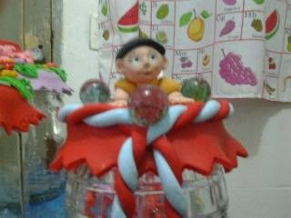 pote de bolinha de gude